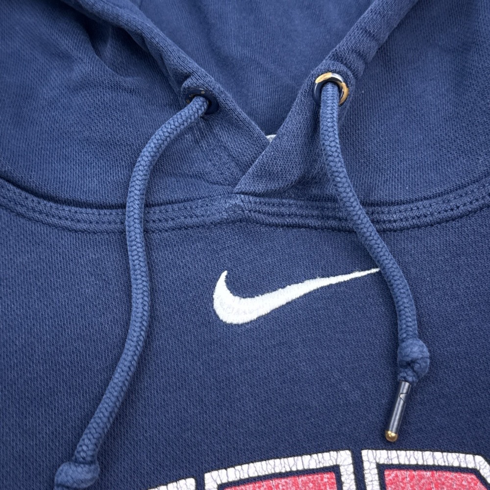 Nike Center Swoosh Check Hoodie Adult Size Medium Raiders Basketball Sweatshirt‎ - Picture 5 of 13